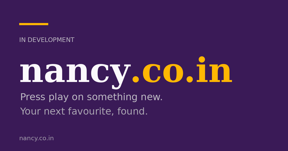 Link preview image for nancy.co.in